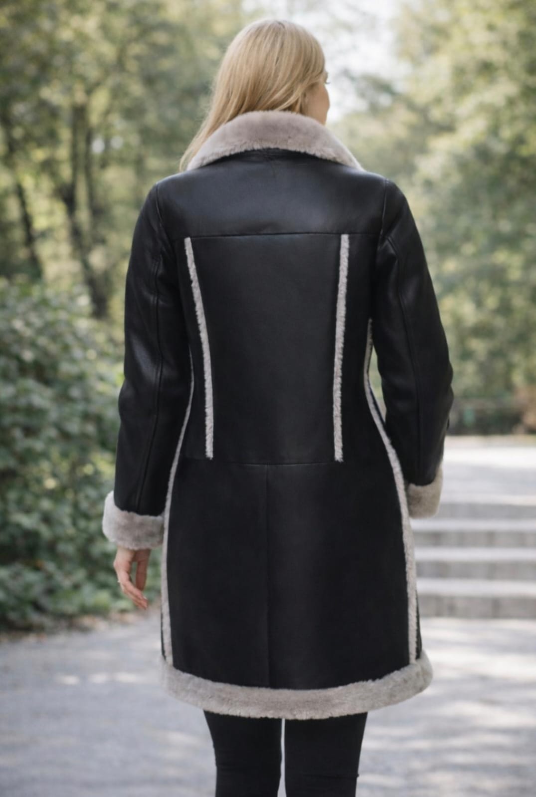 Luıs Parker Leather Women Coats