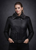 Luıs Parker Leather Women Coats