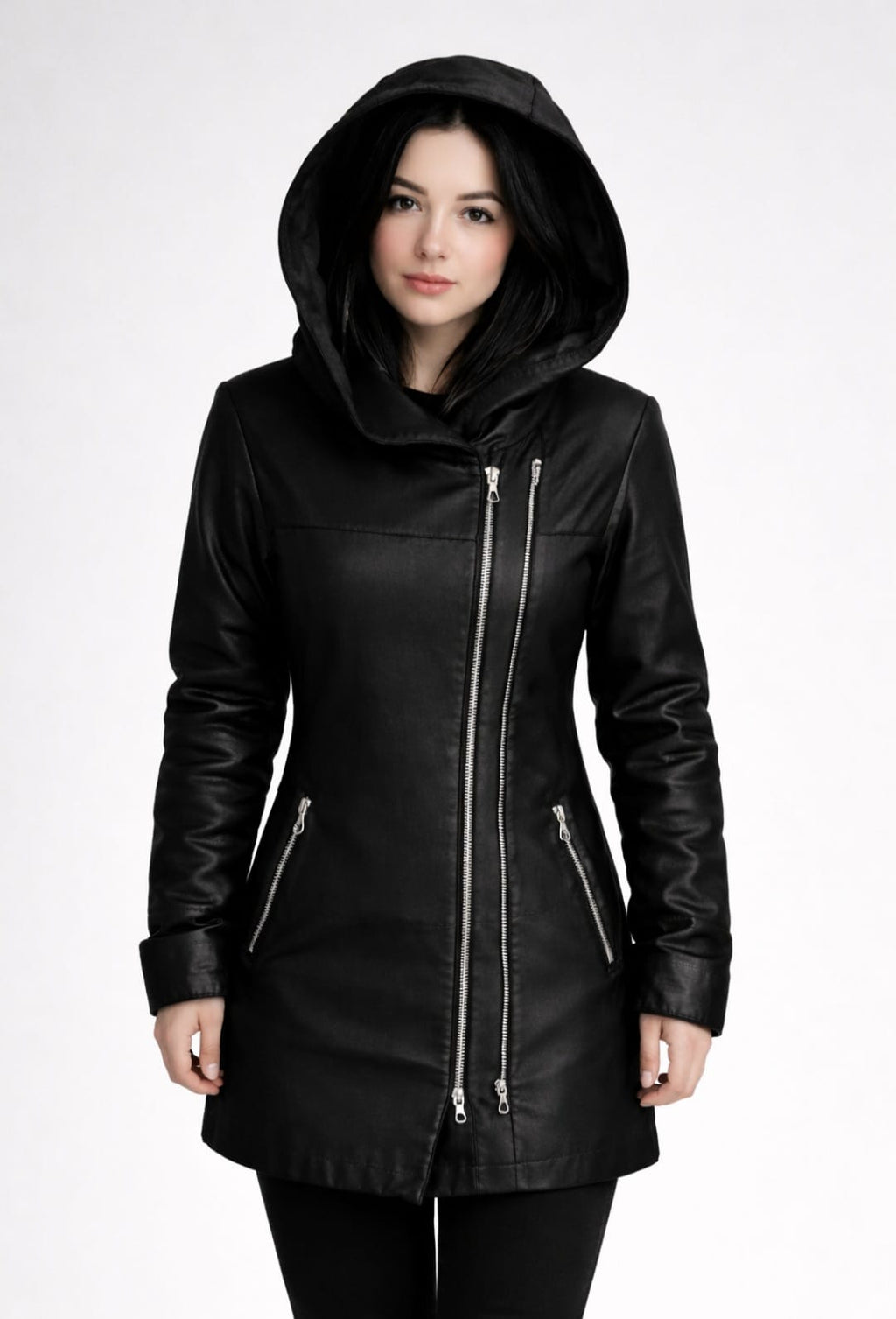 Luıs Parker Leather Women Coats