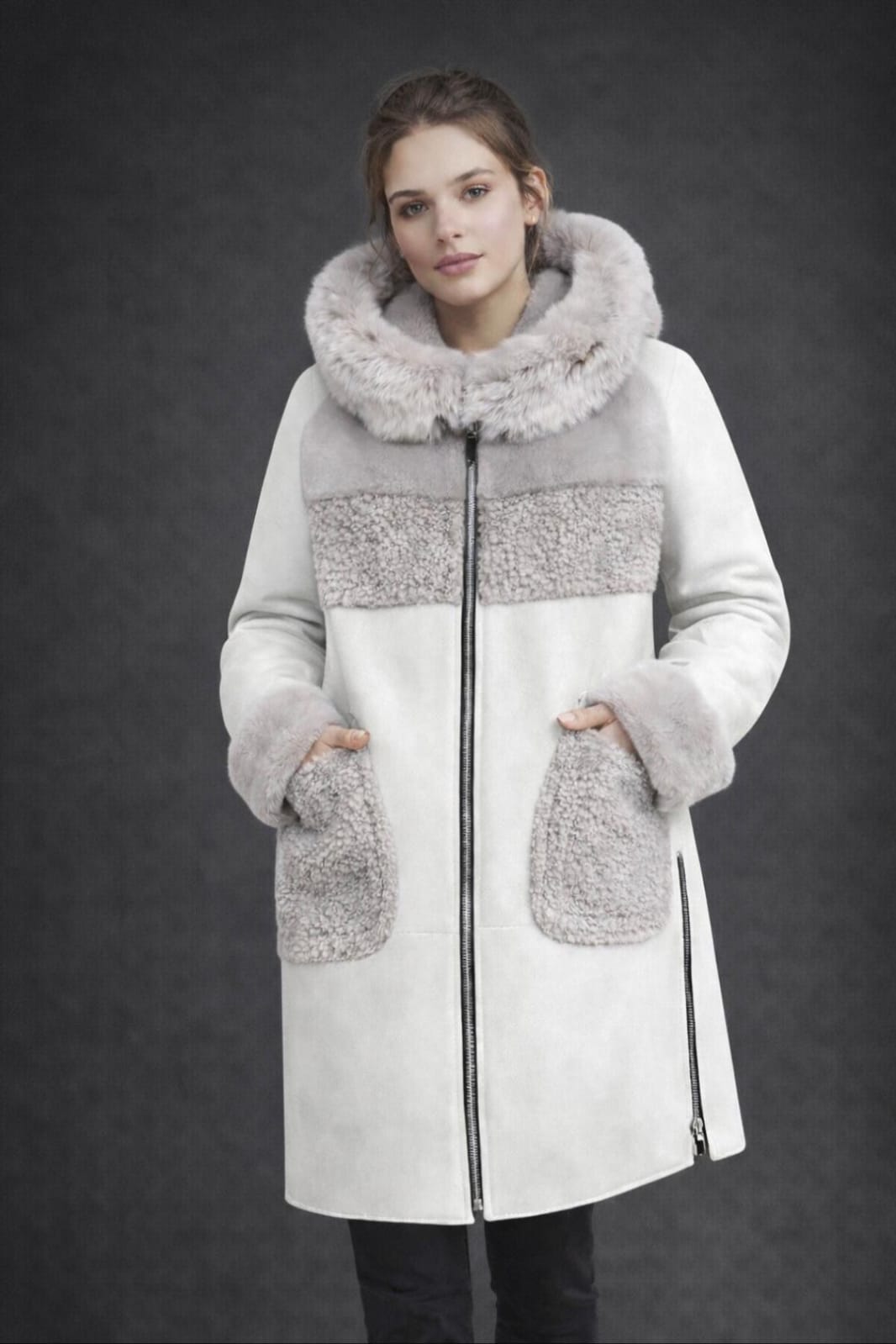 Luıs Parker Leather Women Coats