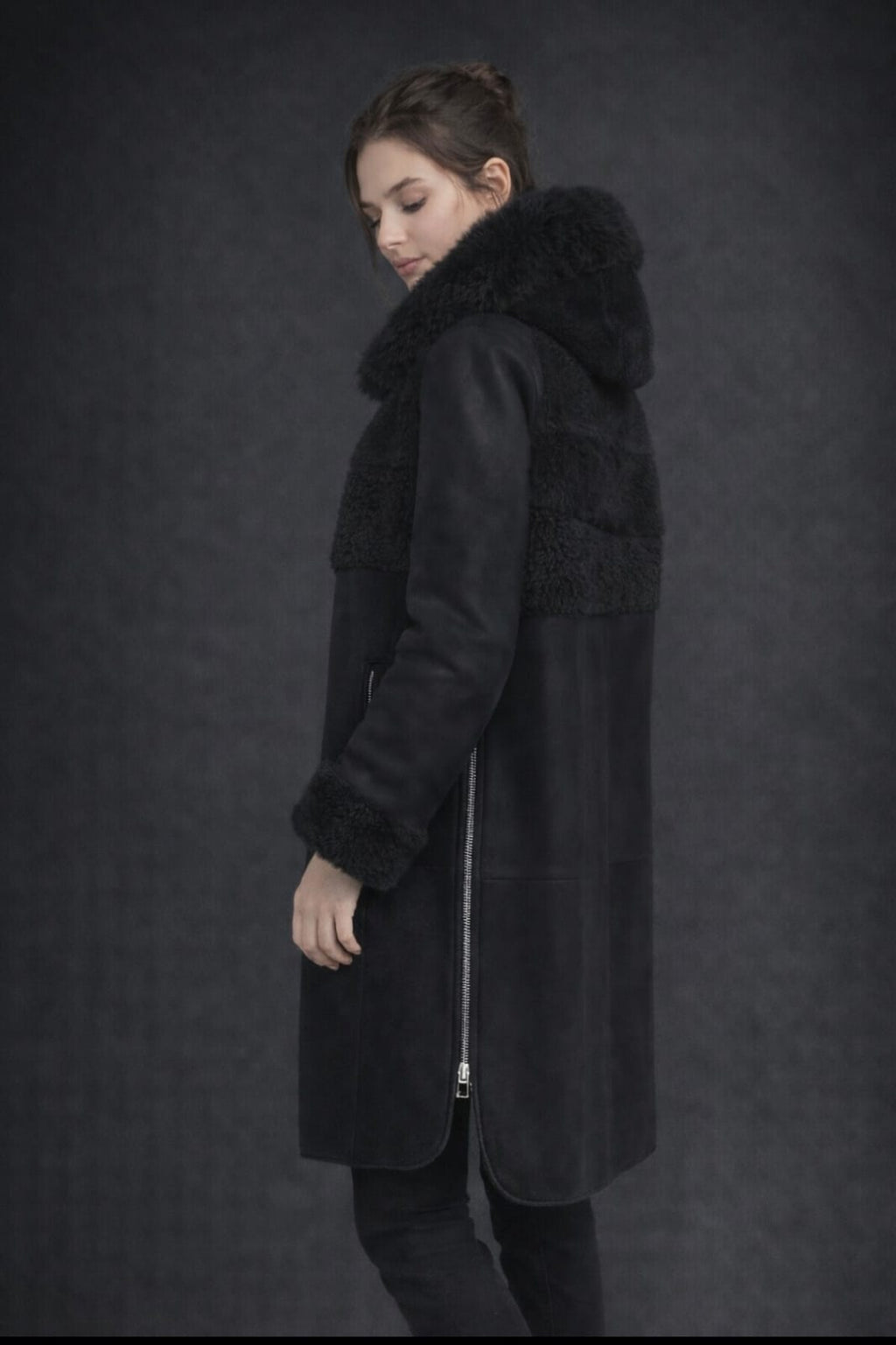 Luıs Parker Leather Women Coats