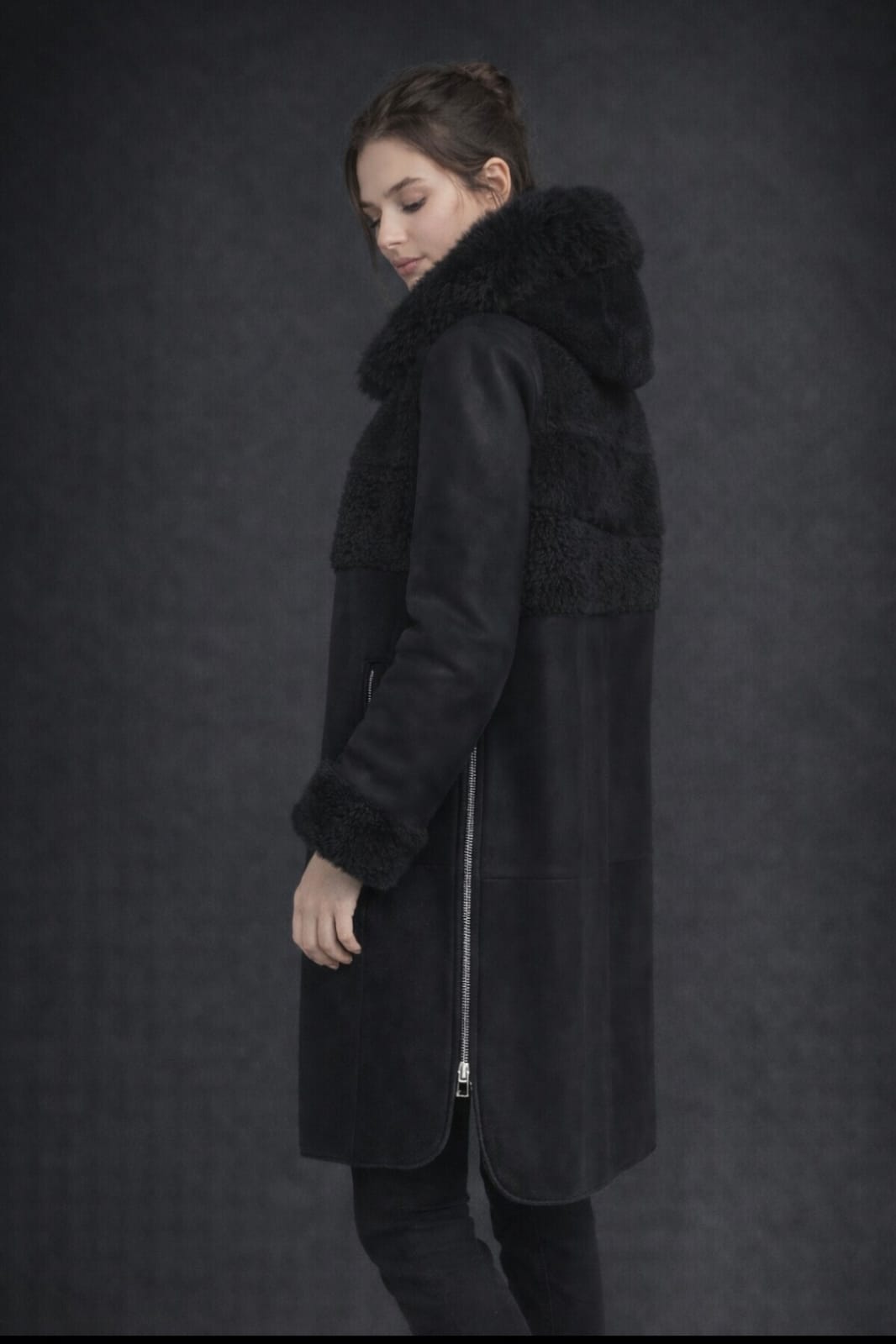 Luıs Parker Leather Women Coats