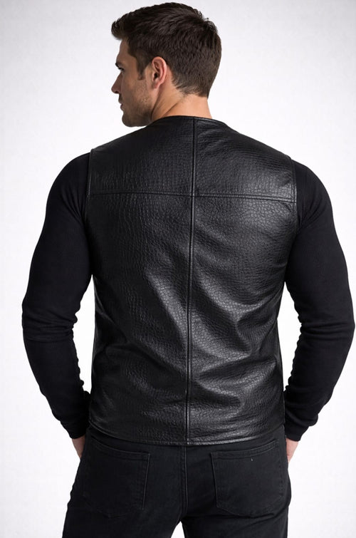 Luıs Parker Leather Man Vest