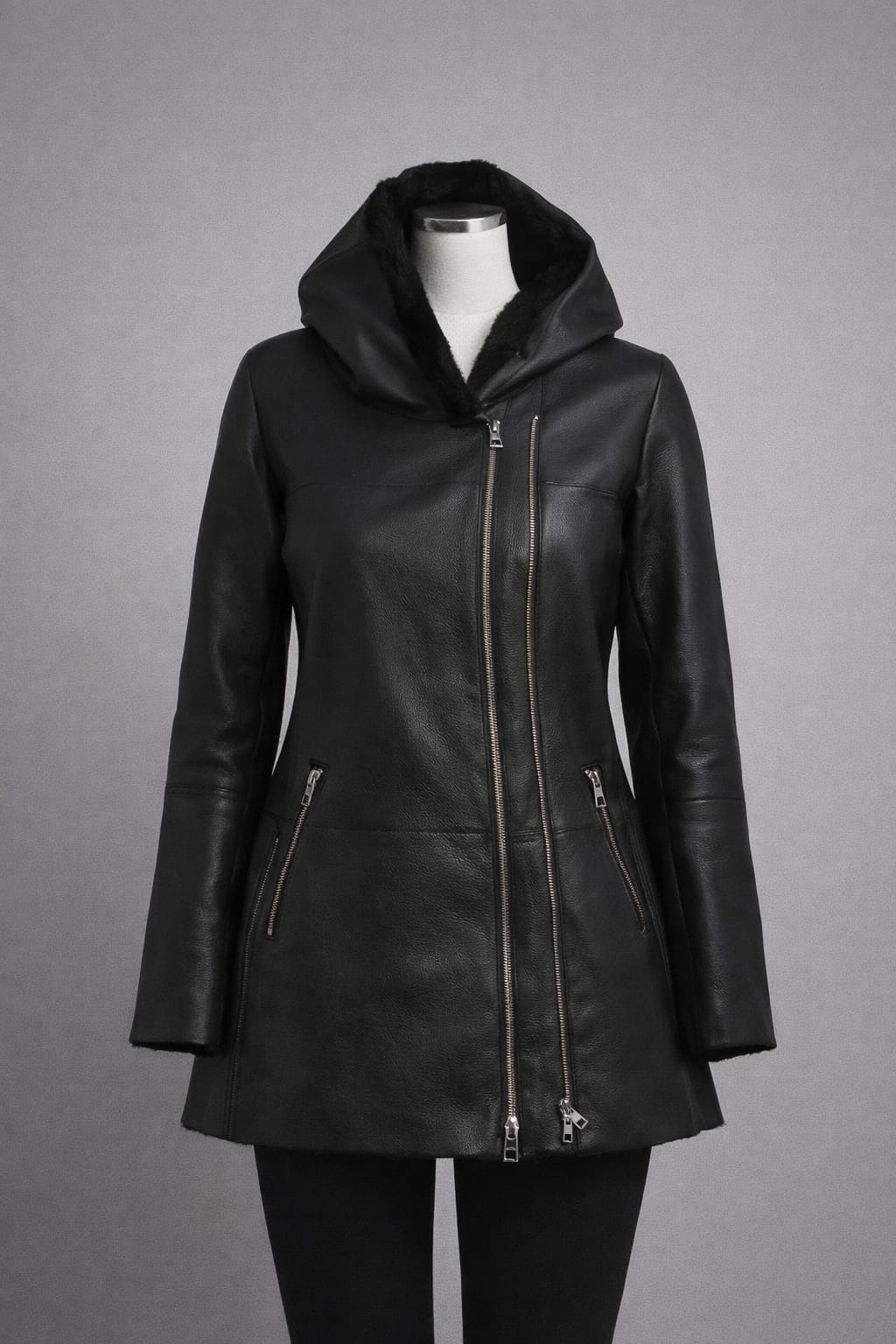 Luıs Parker Leather Women Coats