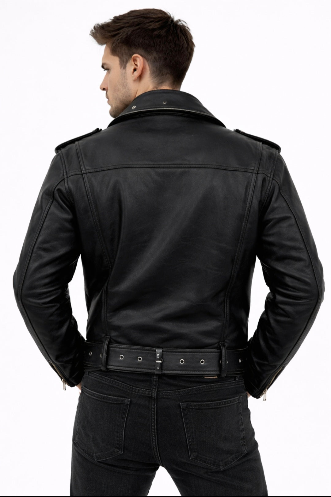 Luıs Parker Leather Jacket Man