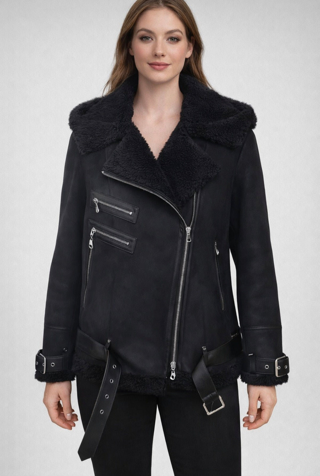 Luıs Parker Leather Women Jacket