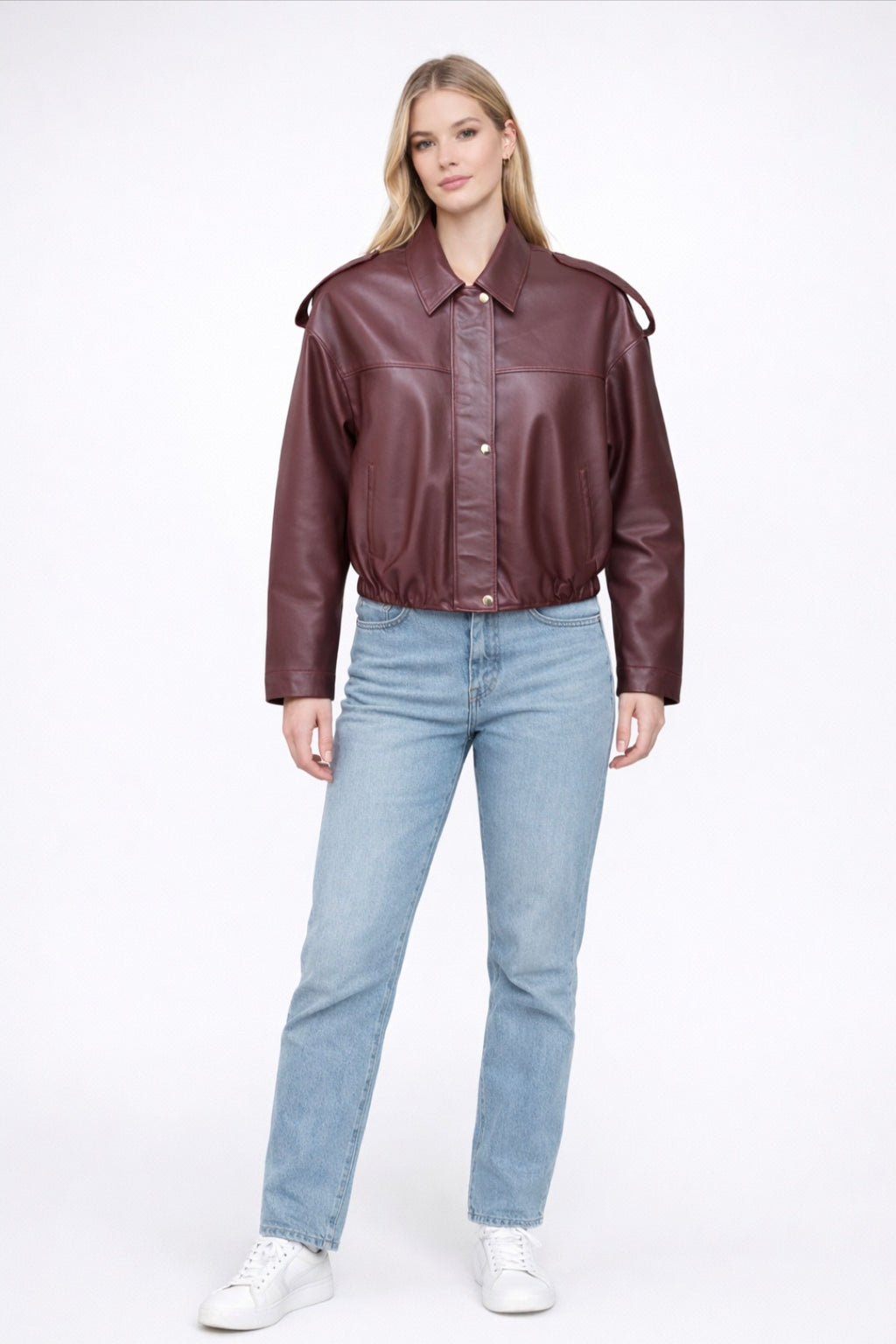 Luıs Parker Leather Woman Jacket